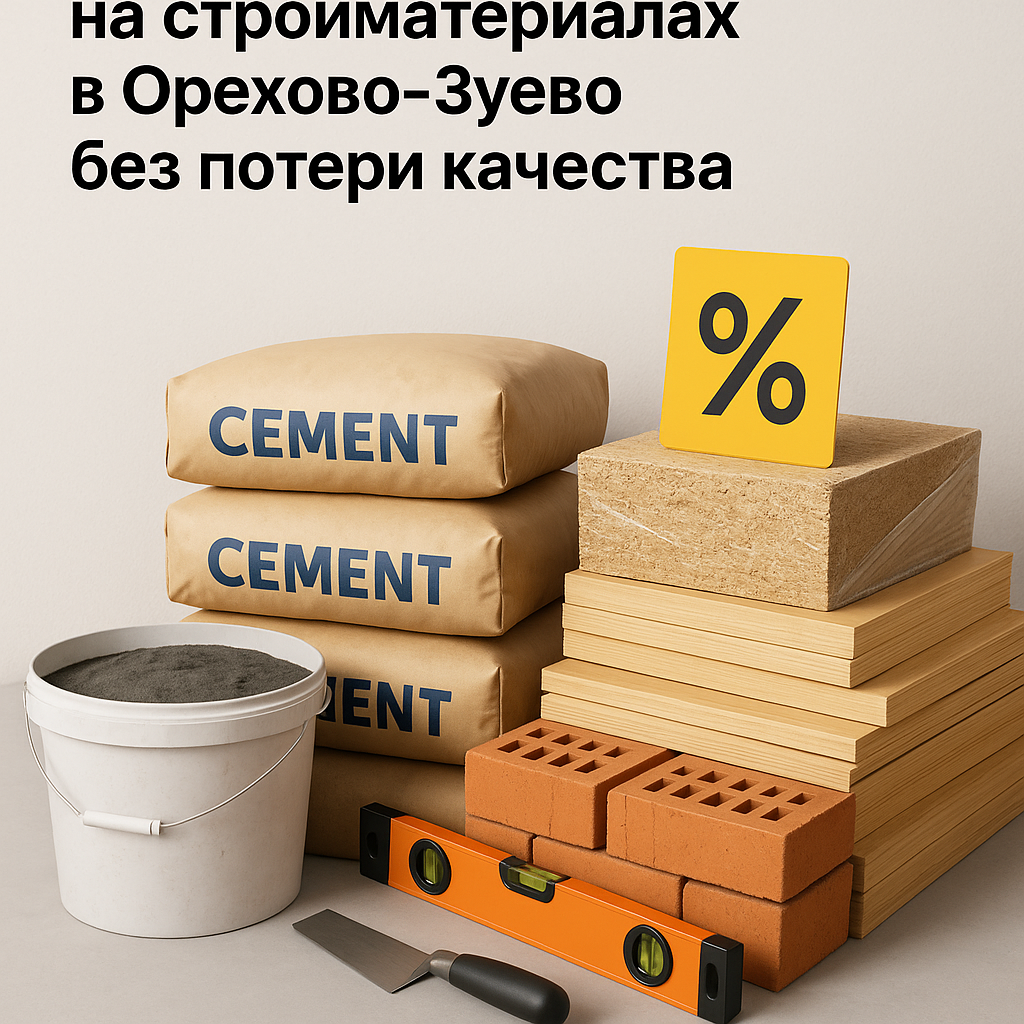 Как сэкономить на стройматериалах в Орехово‑Зуево без потери качества - обложка